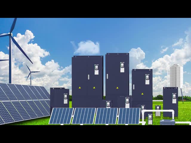 LEIDENE van de de Pompomschakelaar GPRS IP20 380V van 13A 5.5KW MPPT VFD Zonnelcd