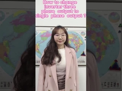 Hoe wissel ik de driefasige 220V-omvormer om van eenfasige naar eenfasige?