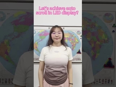 Hoe kan automatische scrolling worden bereikt in LED-display van VEIKONG-inverters?